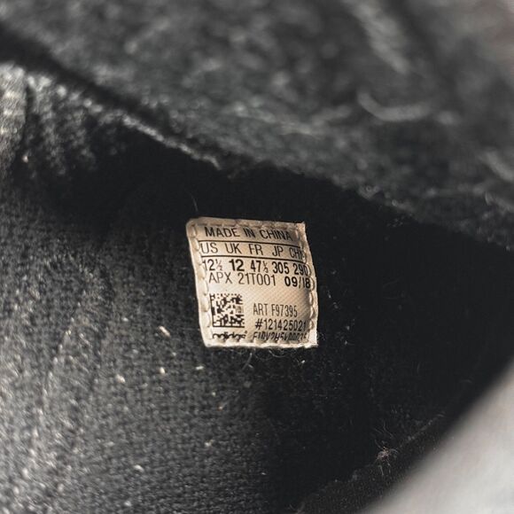 Adidas Y-3 Yohji Yamamoto Reberu Core Black Sneakers F97395 Men's US 12.5 - Picture 8 of 8